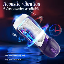 Load image into Gallery viewer, An ultra-realistic vaginal masturbator featuring 9 vibration and suction modes, delivering a 3D tactile sensation.