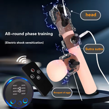 Load image into Gallery viewer, E-stim Eichel Penistrainer Stimulator mit 19 Electric Shock Intensity &amp; 8 Modes