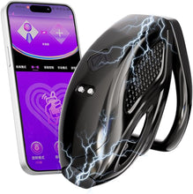 Load image into Gallery viewer, App-gesteuertes E-stim Keuschheitskäfig Peniskäfig Penis Bondage mit 10 Frequenz
