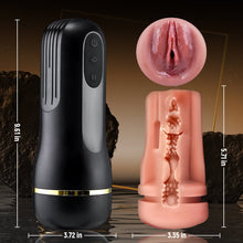 Load image into Gallery viewer, The Captain 10 Vibrating Sucking Deep Throat Male Stroker