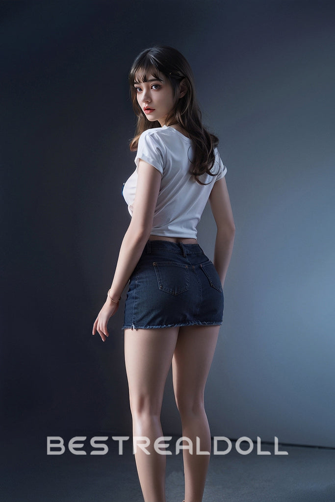 US Stock - RIDMII Miranda Plus Unique Design Silicone ROS Head Love Doll TPE Body Realistic BBW Movable Jaw Sex Doll