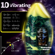 Load image into Gallery viewer, Unique Hybrid Design Vibrating Anal Dildo With Suction Cup