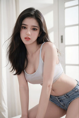 US Stock - 150cm #144 Carrie Plus Realistic Adult Love Doll Small Breasts TPE Sex Doll