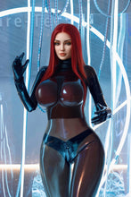 Load image into Gallery viewer, US Stock - Camila Plus 169cm S3 Red Head Silicone Head Sex Doll TPE Body Big Boob Adult Love Doll Love Doll