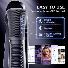 Load image into Gallery viewer, 9 Vibrating Spring &amp; 5 Vacuum Suction Penis Pump with 2 Switchable Sleeves