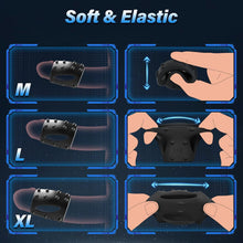 Load image into Gallery viewer, Penis Enlarger Ring Vaginal Extra Stimulation Vibrating Cock Ring