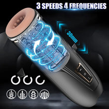 Load image into Gallery viewer, Aircraft Cup Automatic Men's Inside Telescopic Vacuum Oral Masturbation Cup Adult Sex Products Automatic Trainer Wholesale