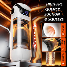 Load image into Gallery viewer, Manmiao Touch Control Digital Display &amp; Telescopic Sucking Masturbator