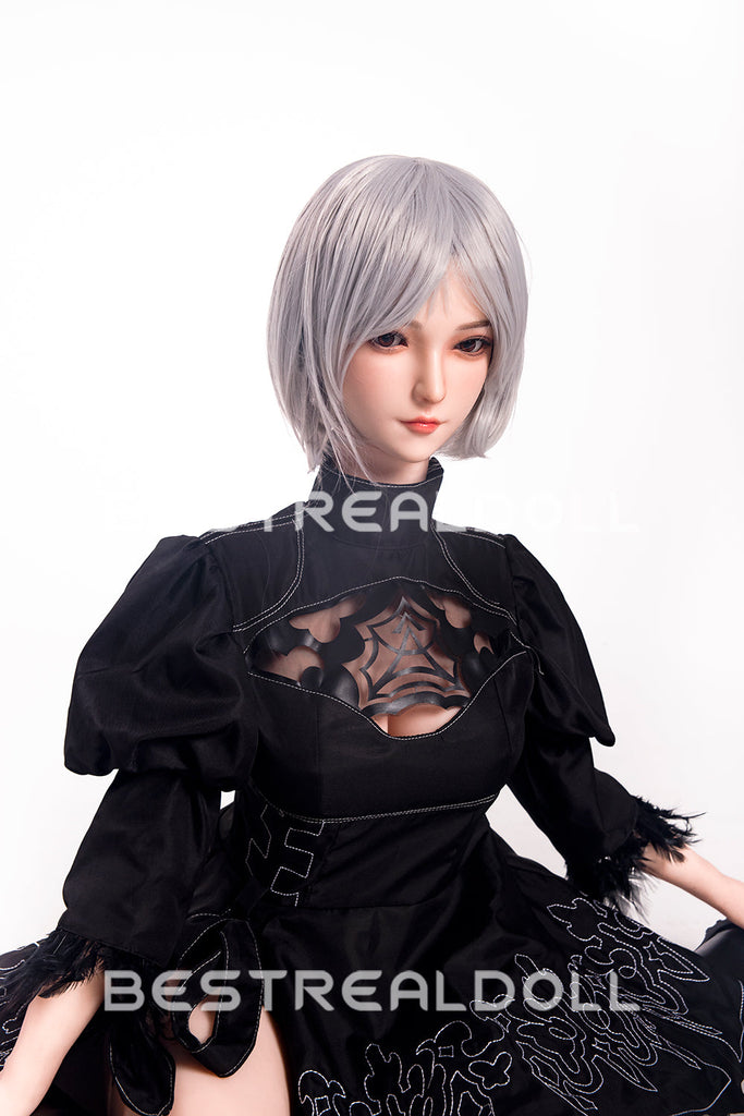 US Stock - RIDMII 163cm Unique Design Momo Plus Cosplay App-Controlled Sex Doll Silicone Head TPE Body Love Doll