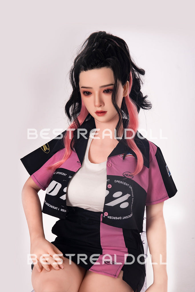 US Stock - RIDMII 163cm Unique Design Muncey Plus Silicone Head Sex Doll TPE Body Medium Boobs Love Doll