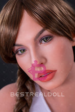 Load image into Gallery viewer, US Stock - YAMIEE Sally 166cm Unique Design Oral Silicone ROS Head BBW Sex Doll TPE Muscle Body Movable Jaw Oral Sex Love Doll