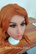 Load image into Gallery viewer, US Stock - 157cm Edeny TPE Sex Doll Realistic Small Breasts Orange Hair Love Doll